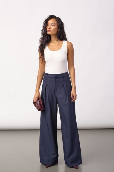 Hovedbilde Cocouture Luna Pleat Pant Navy