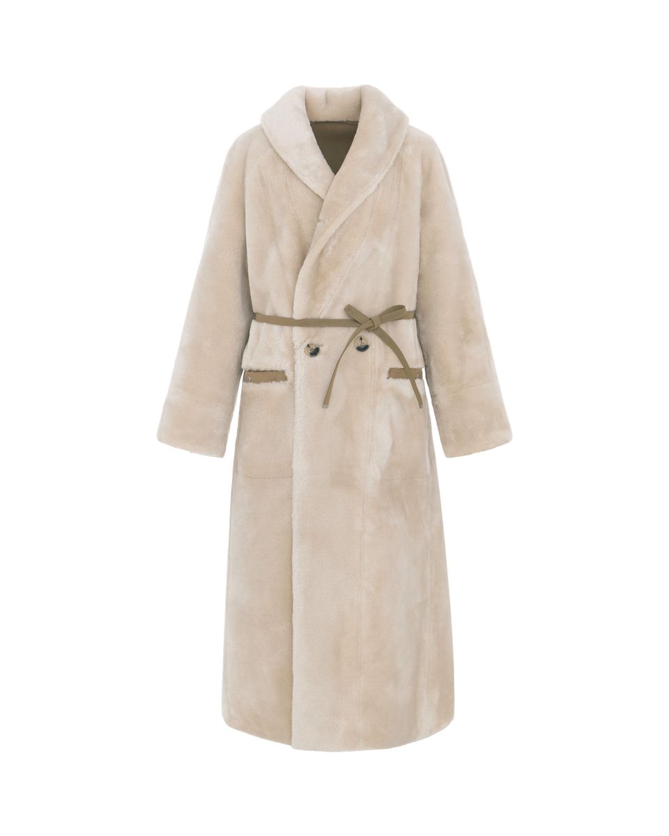 Urbancode Reversible Belted Coat Chalk Sand