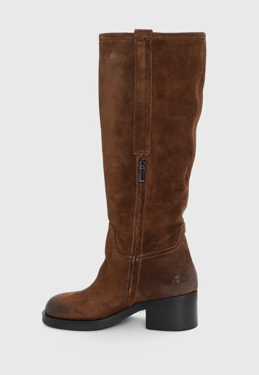 Bukela Lucca Boots Suede Cognac