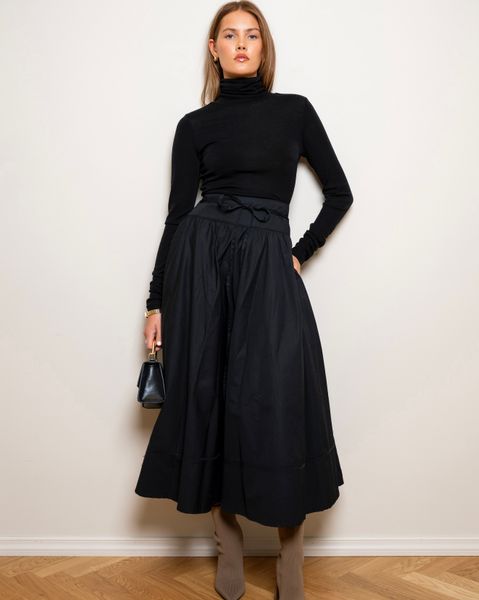 Hovedbilde MISSMAYA Astrid Skirt Ebony Poplin