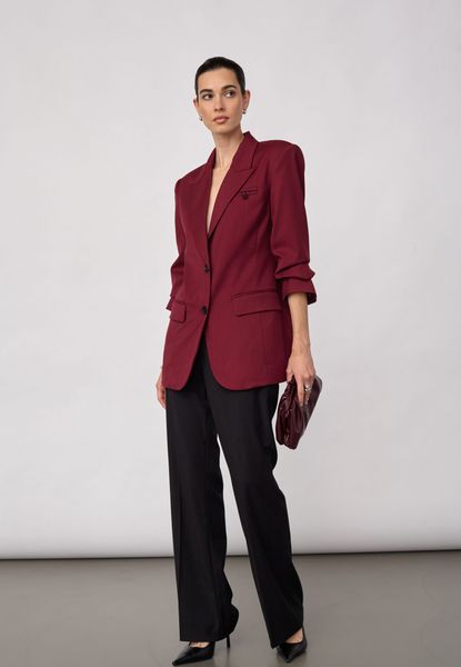 Hovedbilde Cocouture Voli Shoulder Blazer Berry Red