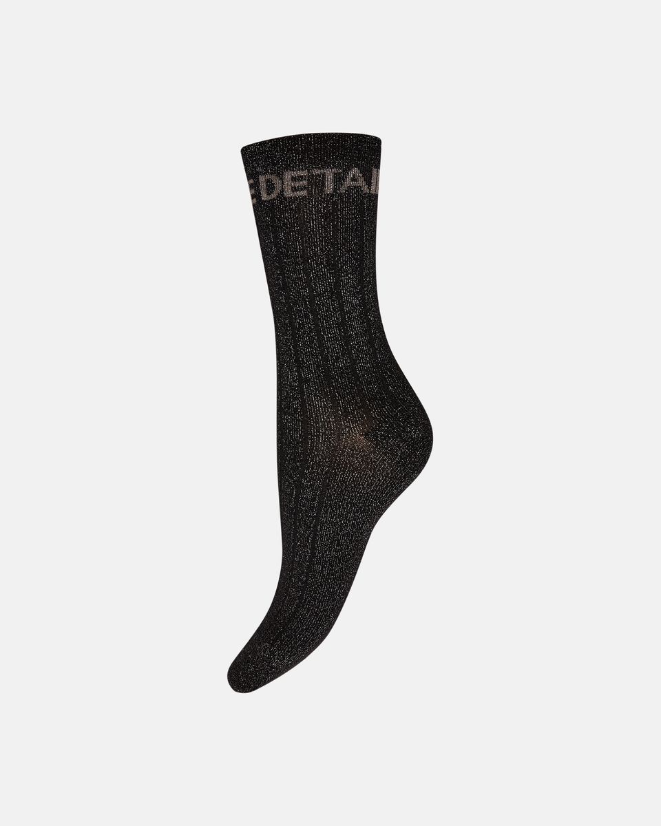 Hype The Detail Ankle Sock Lurex Black