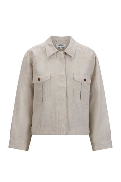 Hovedbilde Katrin Uri Nora Linen Jacket Natural Linen