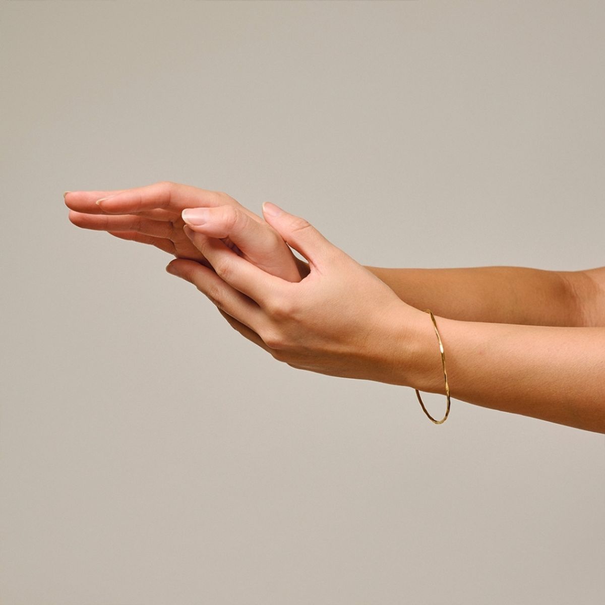 Enamel Bangle Organic Arena Gold 