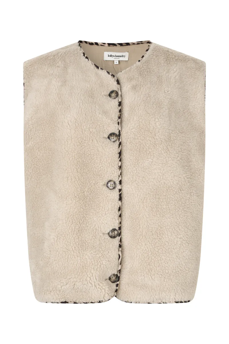 Lollys Laundry Jace Vest Beige