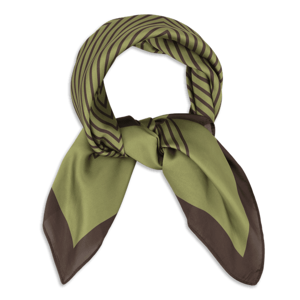 Hovedbilde SUI AVA Classic Patterned Scarf Green Brown