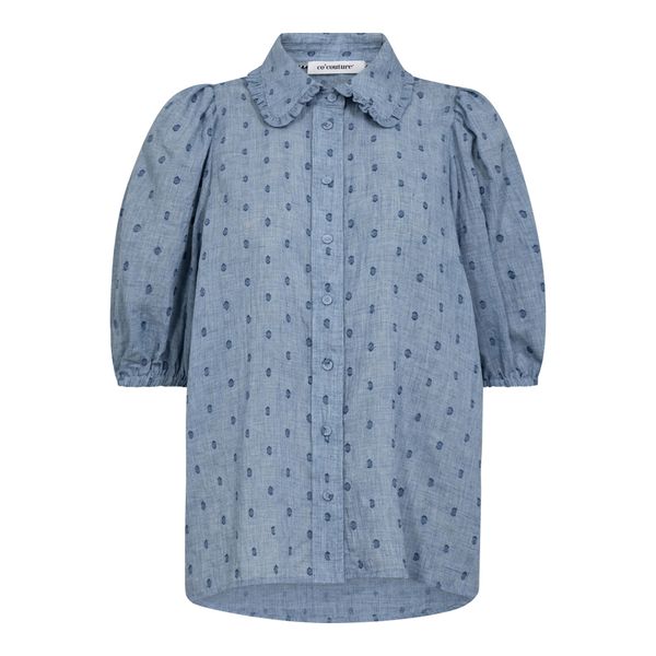 Bilde av Co’couture Dottie Shirt Dusty Blue 