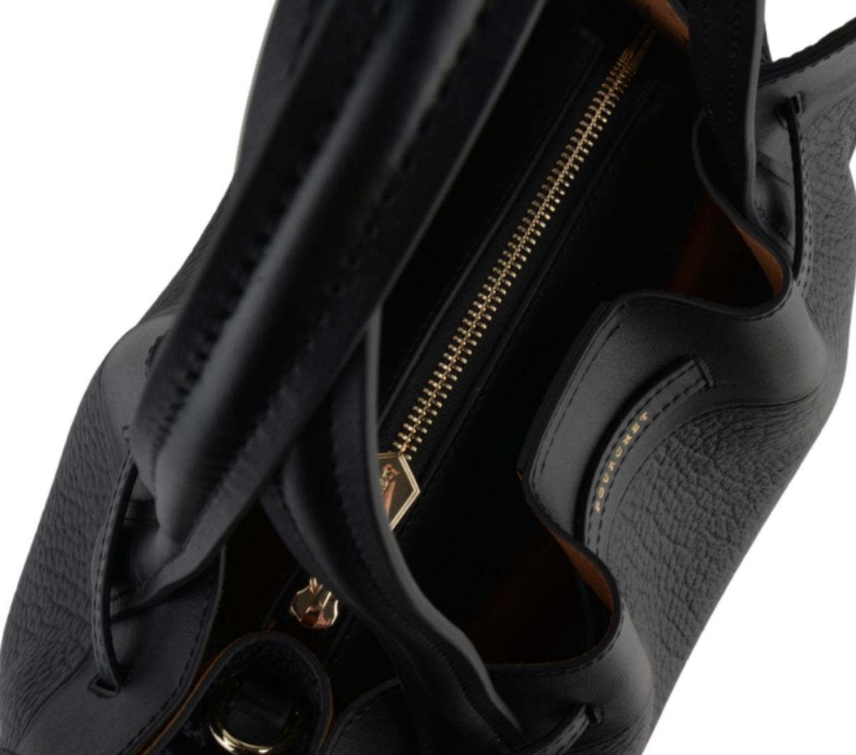 Pourchet Paris Blossom Bag L Black 