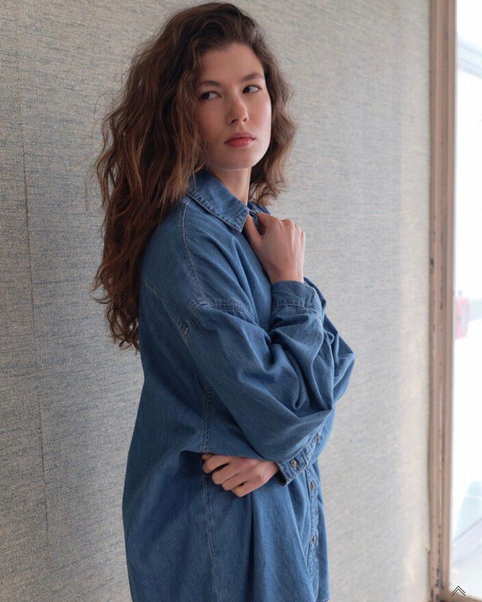 American Vintage Shirt Izeway Medum Blue