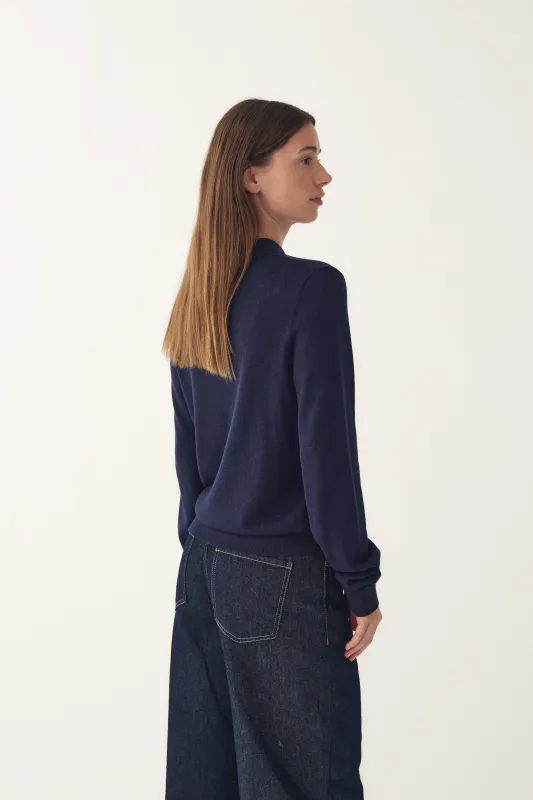 Noella Maxine Knit Medium Navy Blue