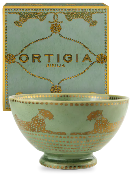 Hovedbilde Ortigia Bowl Spotty Ceramic Green Large