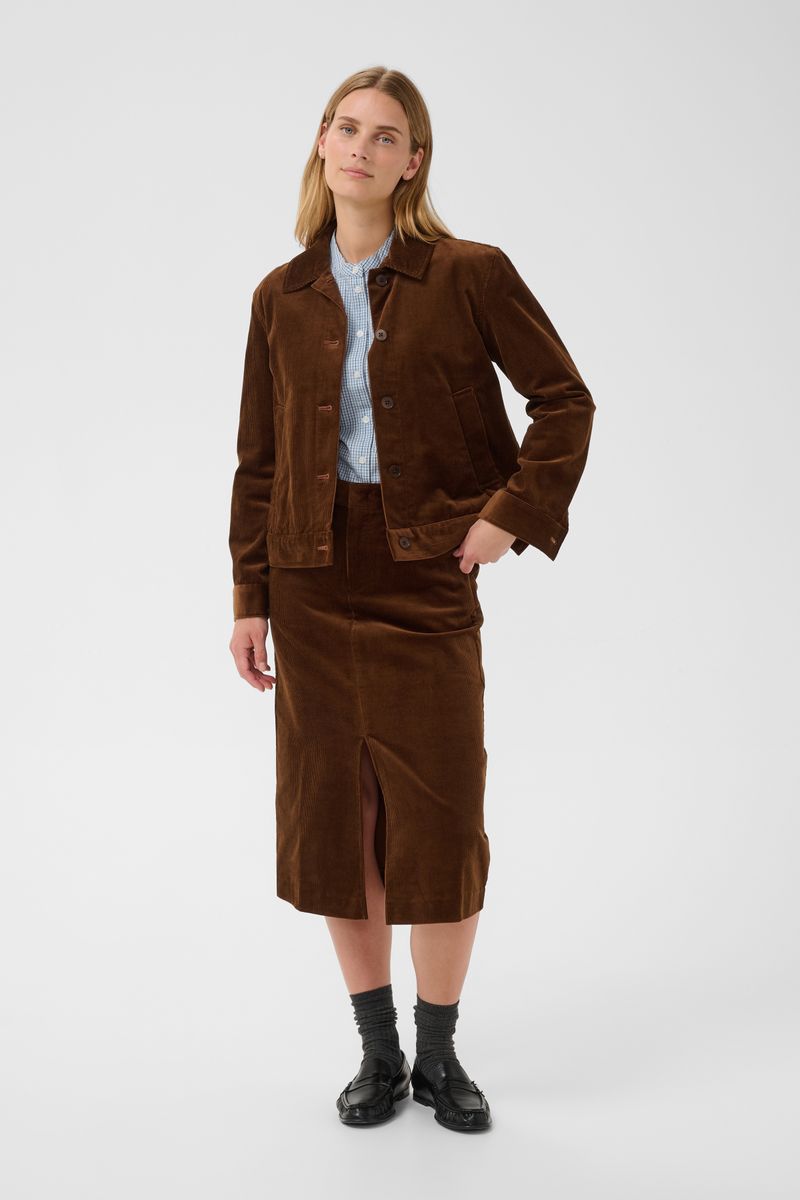 Part Two Sofija Skirt Downtown Brown