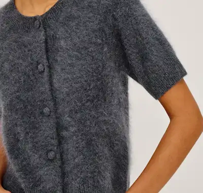 Rails Roman Cardigan Charcoal 