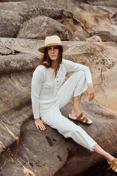 Hovedbilde Katrin Uri LA Pullover White 