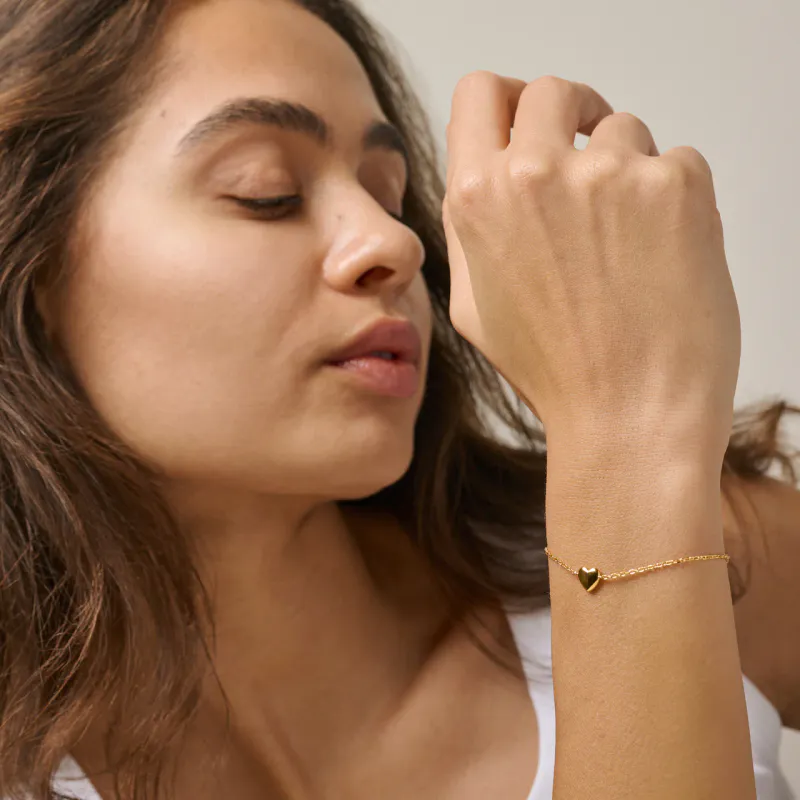 Enamel Bracelet Amore Gold