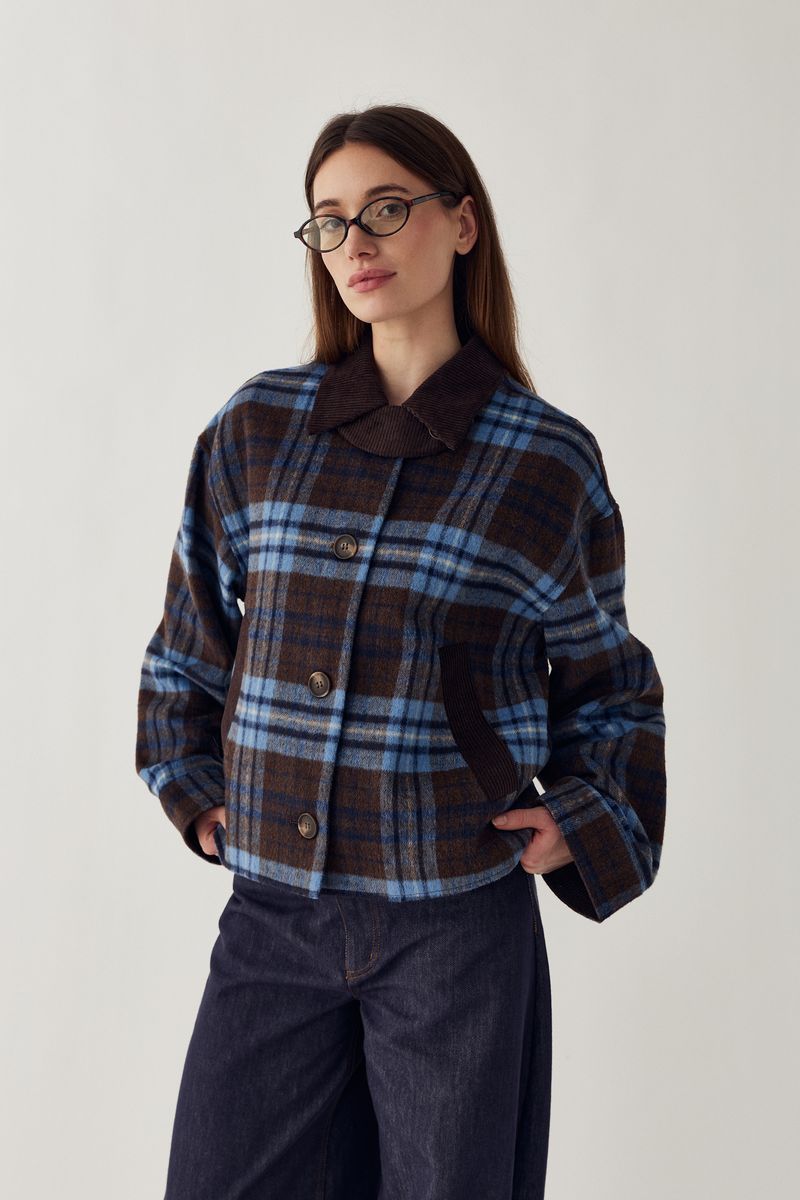 Noella Maiya Jacket Daliyah Blue Check