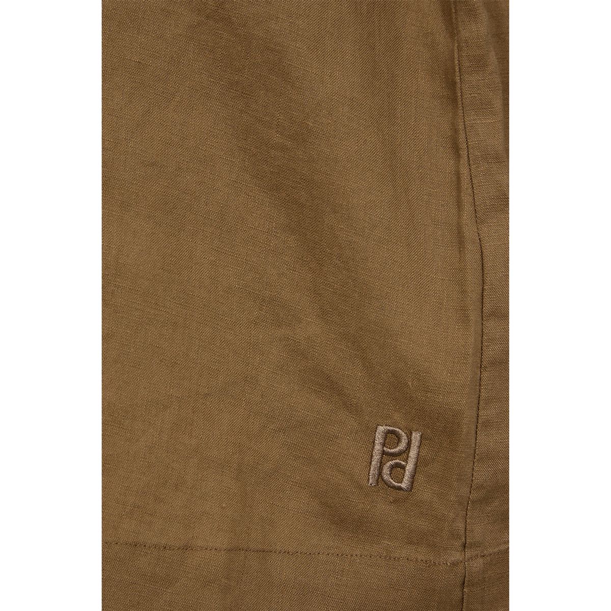 Pieszak Lina Linen V-neck Blouse Camel