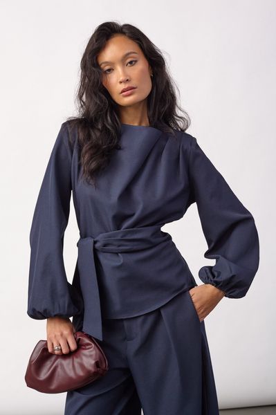 Hovedbilde Cocouture Luna Tie Blouse Navy