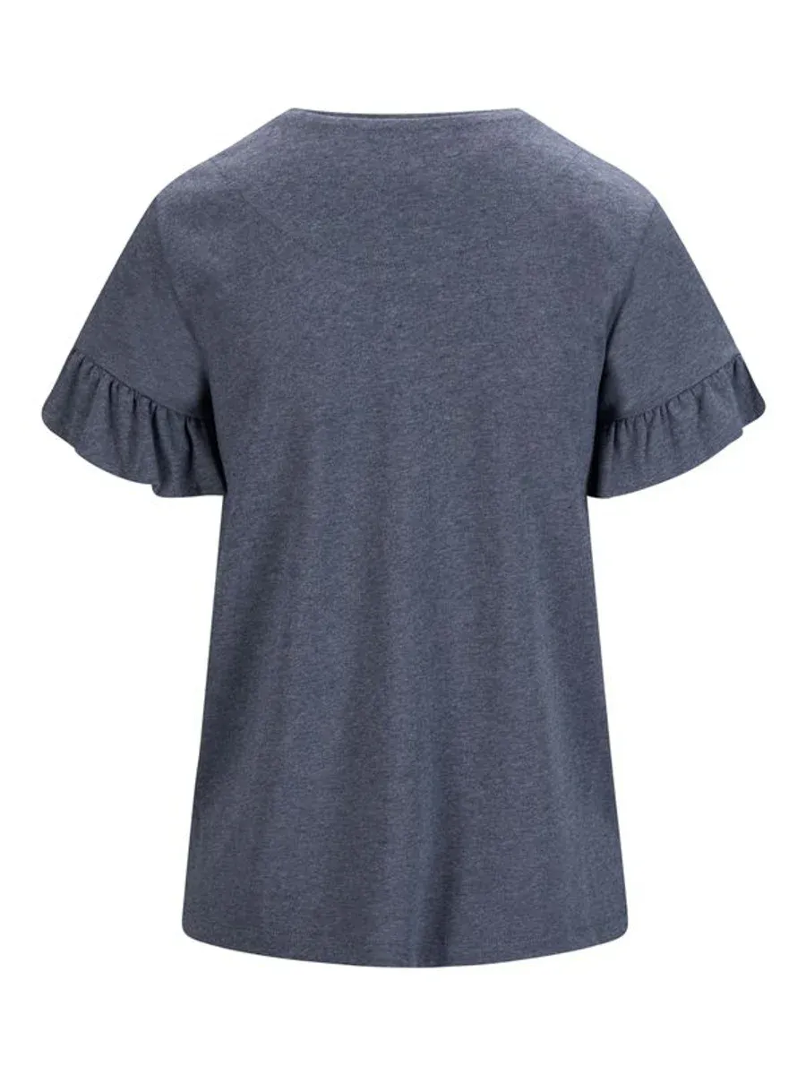 Ella and il Lara Tee Denim Blue