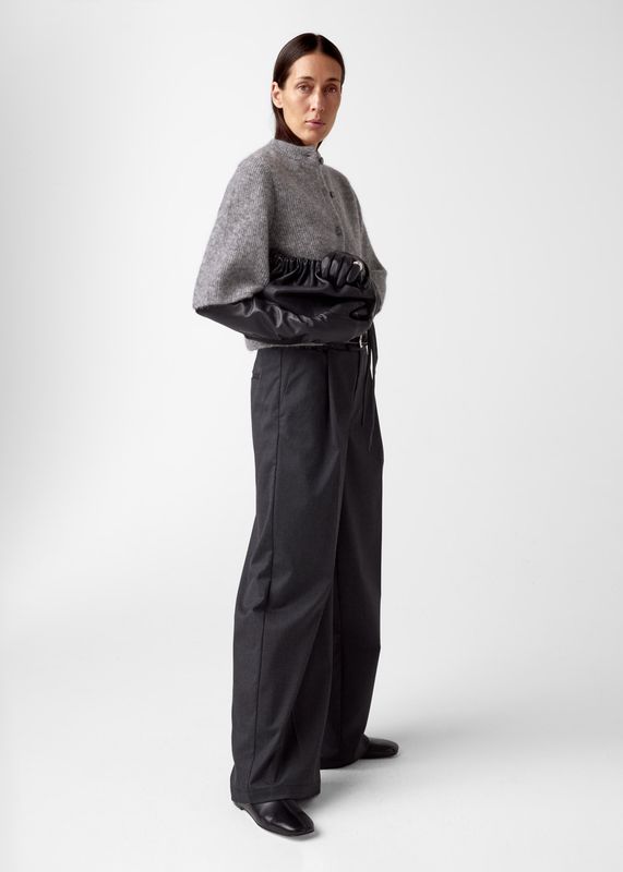 Aks Label Nolita Mohair Medium Grey Melange