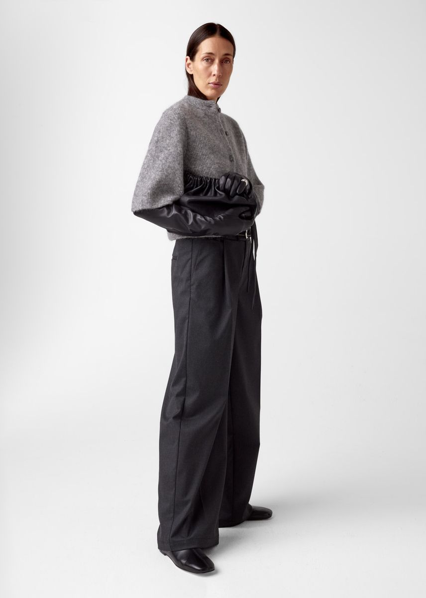 Aks Label Nolita Mohair Medium Grey Melange