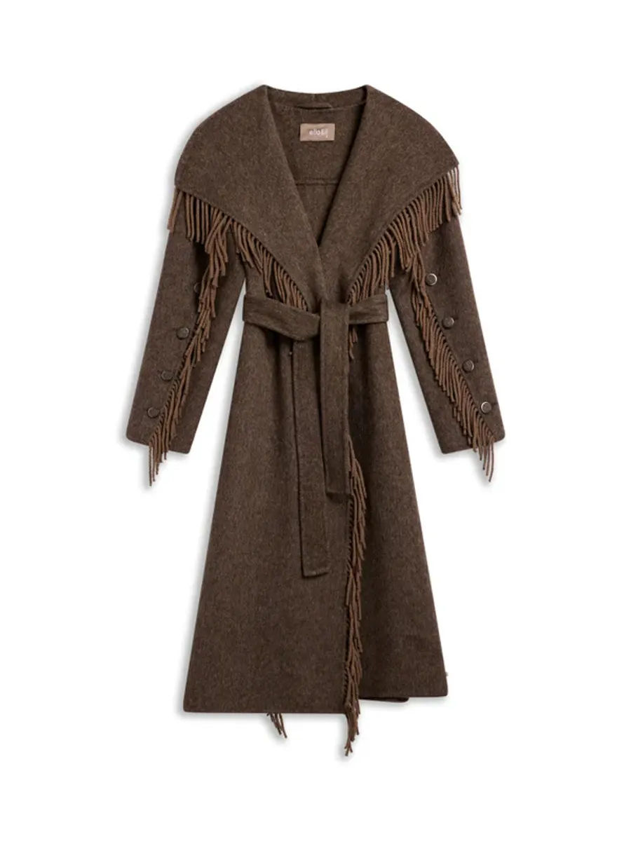 Ella and il Heidi Coat Dark Brown